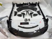 DRY CARBON BODY KIT for FERRARI SF90

Set includes:

Front Lip
Front Bumper Canards
Front Lid Trim
Front Fenders
Side Mirror Covers
Rear Air Vent Inlet Trim
Side Skirts
Rear Spoiler
Rear Diffuser

Material: Carbon Fiber

Note: Professional installation is required.

Contact us for pricing

Payment ►
Visa
Mastercard
PayPal with a credit card (add 4.4% at checkout)
Payoneer
Cryptocurrency
Shipment ►
By express DHL/UPS/TNT/FedEx
To the local international airport
Special line by air
Special line by the sea
To 