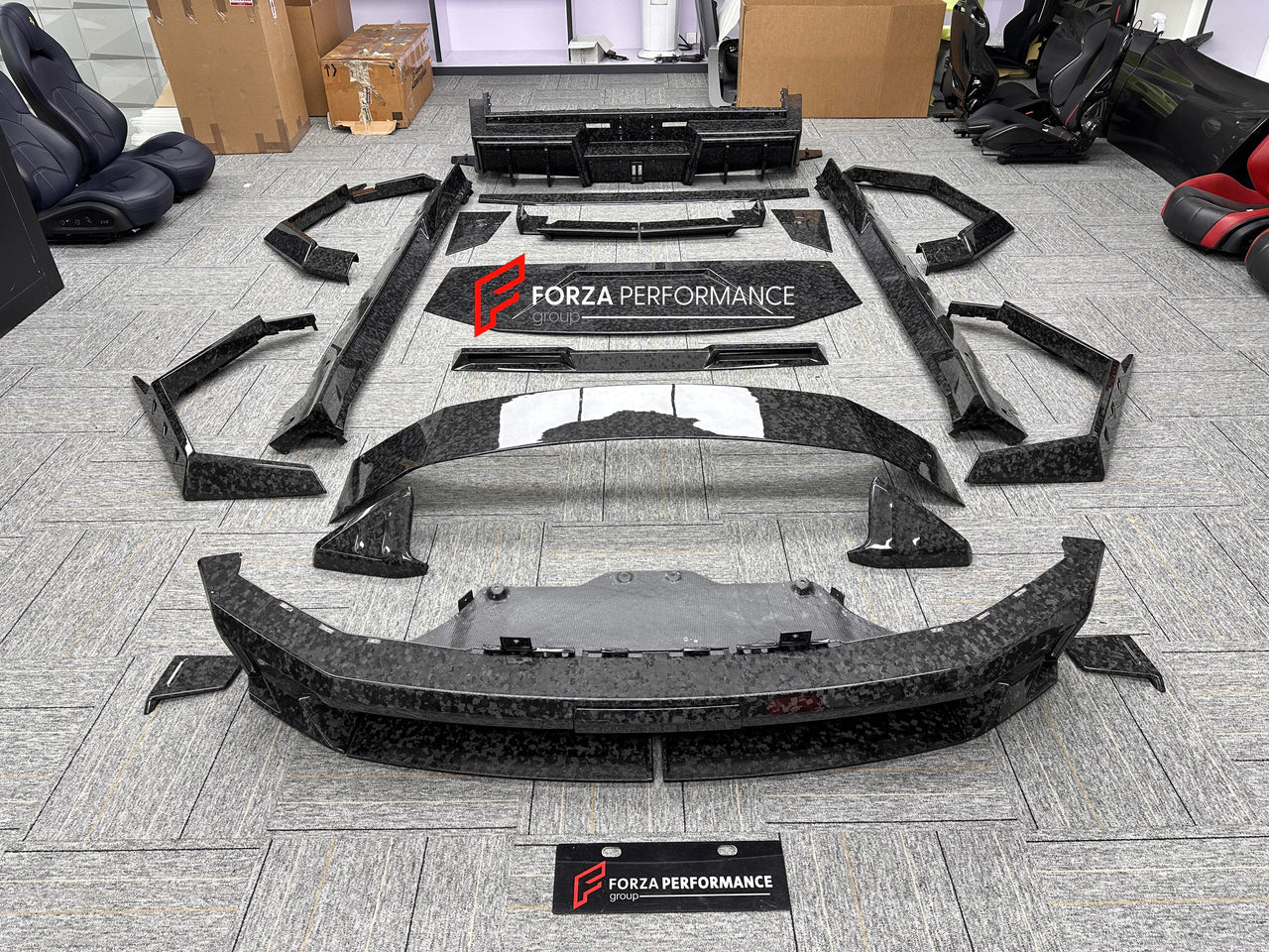 FORZA PERFORMANCE DRY CARBON BODY KIT for TESLA CYBERTRUCK 2023+ custom fit MANSORY ELONGATION BODY KIT buy
