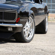 FORZA PERFORMANCE FORGED CLASSIC WHEELS RIMS for CHEVROLET CAMARO 1968 custom fit BILLET SPECIALTIES GRINDER WHEELS