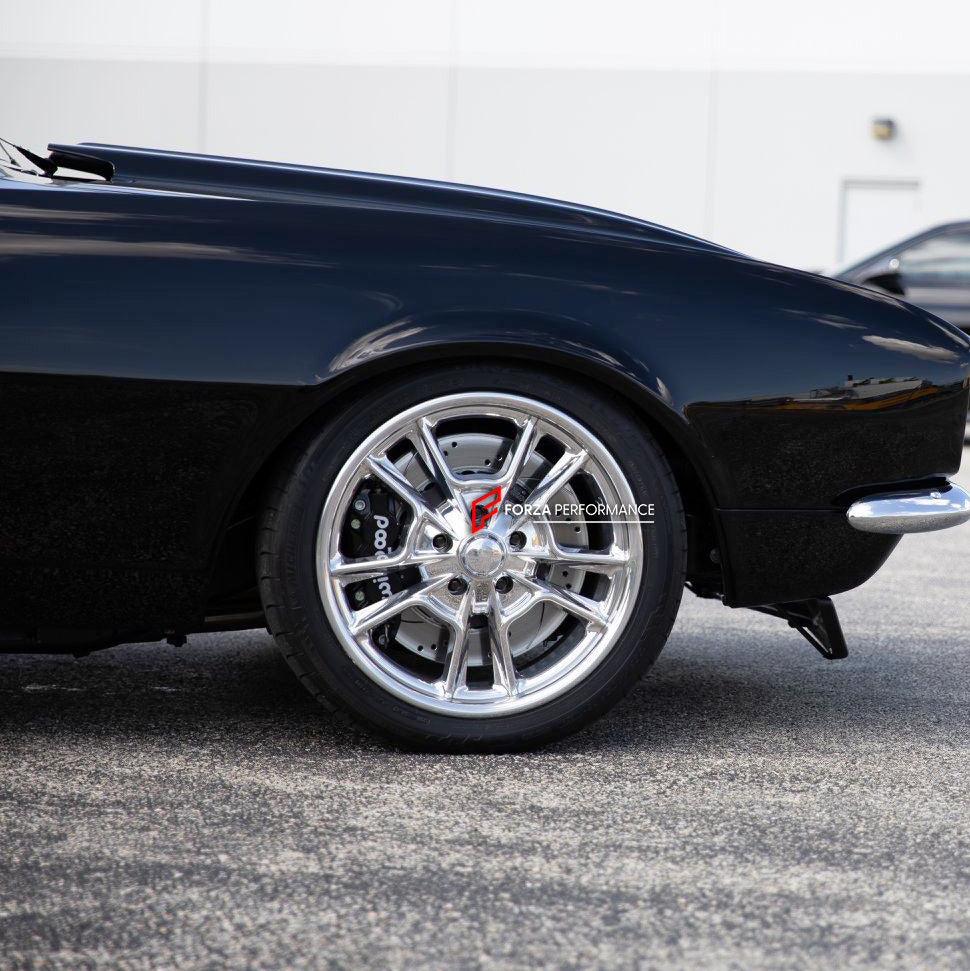 FORZA PERFORMANCE FORGED CLASSIC WHEELS RIMS for CHEVROLET CAMARO 1968 custom fit BILLET SPECIALTIES GRINDER WHEELS