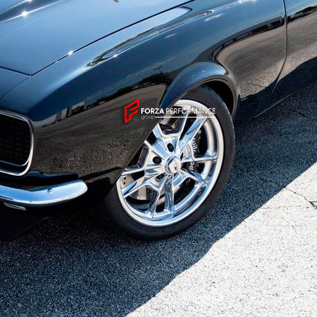 FORZA PERFORMANCE FORGED CLASSIC WHEELS RIMS for CHEVROLET CAMARO 1968 custom fit BILLET SPECIALTIES GRINDER WHEELS