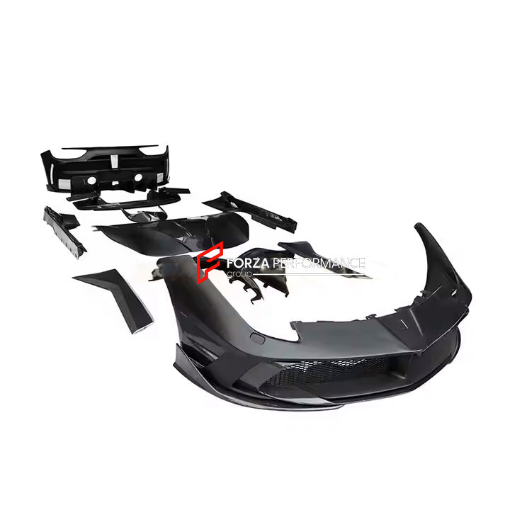 WIDE BODY KIT for FERRARI 488 2015 - 2020

Set includes:

Front Lip
Front Bumper
Hood / Bonnet
Front Fenders
Side Skirts
Rear Spoiler
Rear Bumper
Rear Diffuser

Material: Fiberglass with Carbon Fiber

* Contact us for pricing