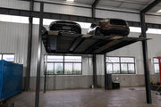 FP-360D Double Four-Post Garage Parking Lift - 4-Car Drive-On Storage, 4,000 kg - elevador de cuatro columnas / pont élévateur 4 colonnes