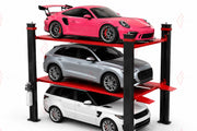FP-360X Extended Four-Post Garage Parking Lift - 3-Car Drive-On Storage - elevador de coches / monte-voiture