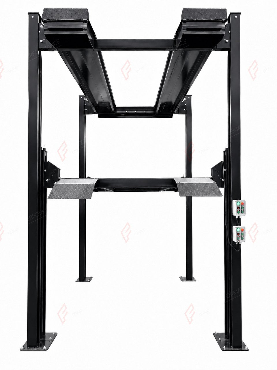 FP-630 Heavy-Duty Four-Post Garage Parking Lift - Drive-On Car Storage - almacenamiento de vehículos / rangement de voiture