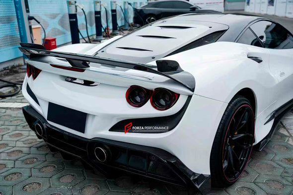 DRY CARBON FIBER BODY KIT FOR FERRARI F8 2019 - 2022

Set includes:

Front Lip

Front Trims
Side Skirts
Rear Spoiler
Rear Diffuser

Material: Fiberglass with Carbon Fiber

* Contact us for pricing

Payment ►
Visa
Mastercard
PayPal with a credit card (add 4.4% at checkout)
Payoneer
Cryptocurrency
Shipment ►
By express DHL/UPS/TNT/FedEx
To the local international airport
Special line by air
Special line by the sea
To Europe and the UK by train

Please let us know which shipping option you prefer.