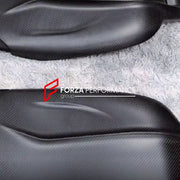FR DESIGN DRY CARBON SEAT COVERS for ZEEKR 001
