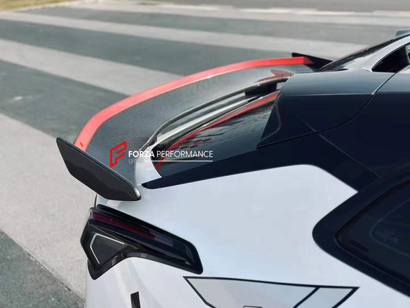 FR STYLE DRY CARBON REAR SPOILER for ZEEKR 001  Set includes: Rear Spoiler