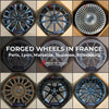 FORGED WHEELS RIMS CUSTOM MADE in FRANCE: PARIS, LYON, MARSEILLE, TOULOUSE, STRASBOURG