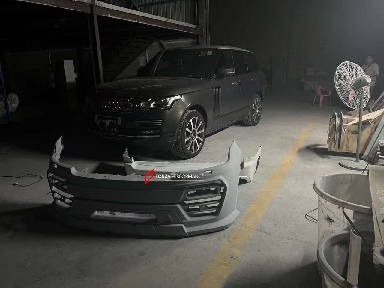 FRONT AND REAR BUMPER for LAND ROVER RANGE ROVER L405 2017 - 2021  Set includes:  Front Bumper Rear Bumper