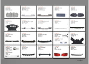 FRONT AND REAR BUMPERS for BENTLEY FLYING SPUR 2013 - 2016  Set includes:  Front Bumper (4W0 807 217) Rear Bumper (4W0 807 417) Grille Case With License Plate (4W0 853 651B) Grille Case W/O License Plate (4W0 853 651C) Chromed Grille Case (Chrome) (4W0 853 667) Grille Case (Black) (4W0 853 667) Grille (Chrome) (4W0 853 683/684) Grille (Black) (3W0 853 683D/684C) Bumper Grille (Chrome) (4W0 807 647E/648J) Bumper Grille (Black) (4W0 807 647G/648M) Front License Plate (4W0 807 285A)