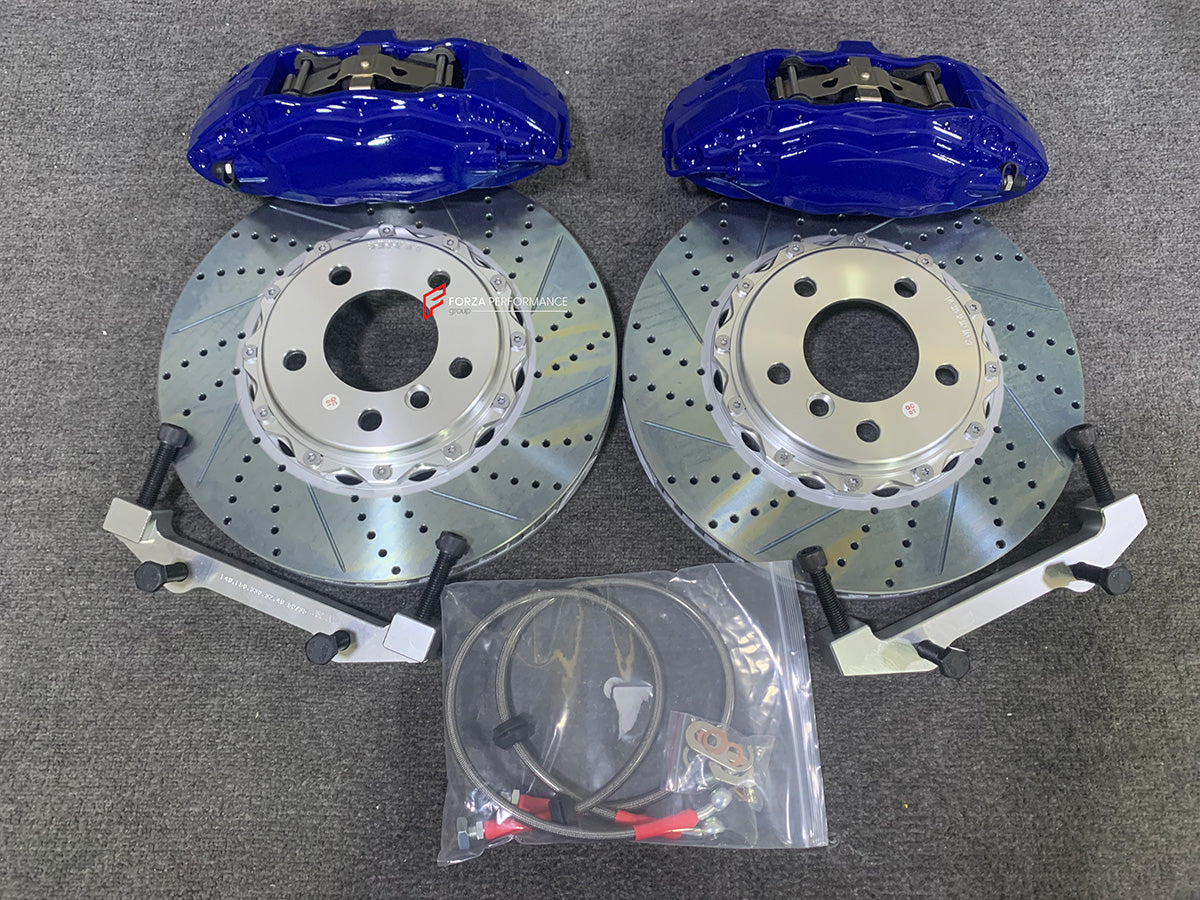 We manufacture premium quality carbon ceramic brakes discs rotors for JEEP WRANGLER RUBICON 392 JL 2024+ in any size

Specification:

4 Pot Front Brake Calipers
Front disc: 330 mm.

Material: Steel rings, Aluminium hat / bell

Includes: Steel brake disсs / rotors, brake pads, brackets for calipers, hoses.

BRAKE DISCS ROTORS CAN BE MADE FOR YOUR CAR IN ANY SIZE AND UPGRADED FROM IRON / STEEL DISCS TO CARBON CERAMIC

PLEASE INCLUDE YOUR CAR VIN, MODEL, YEAR AND WHEELS SIZE.

Note: Professional installation r