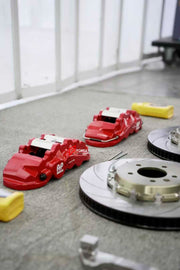 We manufacture premium quality carbon ceramic brakes discs rotors for LAND ROVER DEFENDER 110 P400 L663 2019+ in any size

Specification:

Authentic AP Racing CP8520 6 Pot Front Brake Calipers
Front disc: 390 mm, thickness 36 mm


Includes: brake disсs / rotors, brake pads, brackets for calipers, hoses.

BRAKE DISCS ROTORS CAN BE MADE FOR YOUR CAR IN ANY SIZE AND UPGRADED FROM IRON / STEEL DISCS TO CARBON CERAMIC

PLEASE INCLUDE YOUR CAR VIN, MODEL, YEAR AND WHEELS SIZE.

Note: Professional installation req