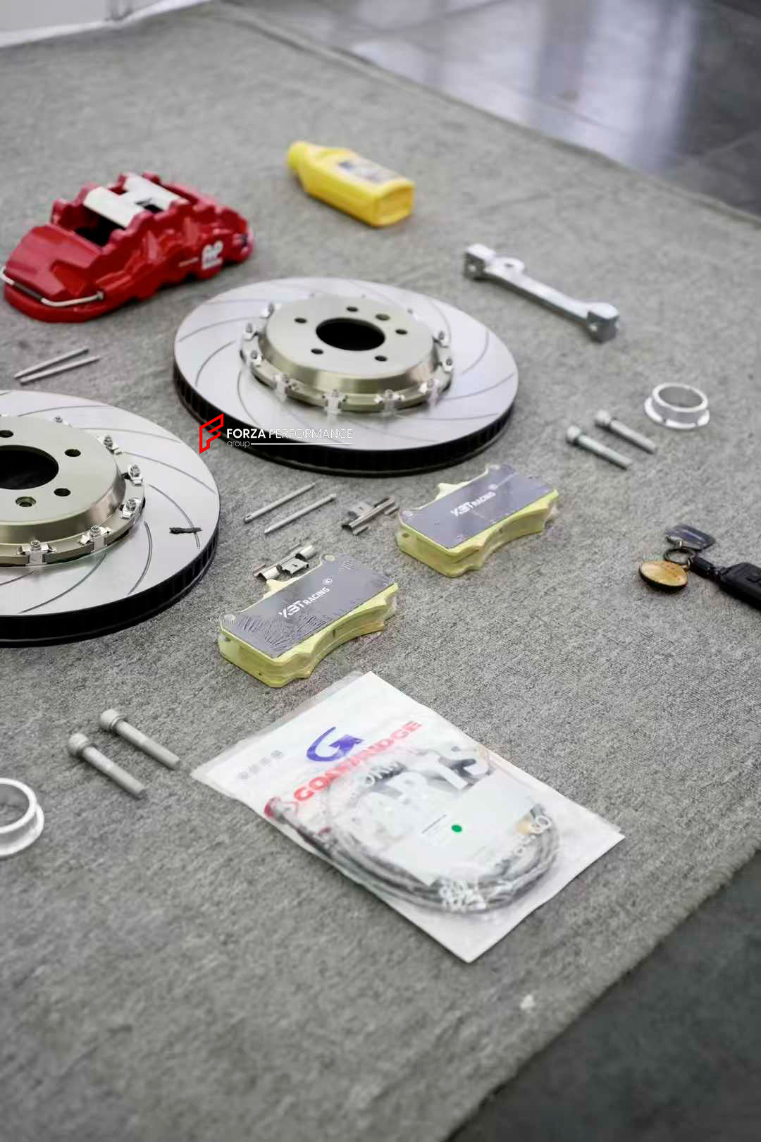 We manufacture premium quality carbon ceramic brakes discs rotors for LAND ROVER DEFENDER 110 P400 L663 2019+ in any size

Specification:

Authentic AP Racing CP8520 6 Pot Front Brake Calipers
Front disc: 390 mm, thickness 36 mm


Includes: brake disсs / rotors, brake pads, brackets for calipers, hoses.

BRAKE DISCS ROTORS CAN BE MADE FOR YOUR CAR IN ANY SIZE AND UPGRADED FROM IRON / STEEL DISCS TO CARBON CERAMIC

PLEASE INCLUDE YOUR CAR VIN, MODEL, YEAR AND WHEELS SIZE.

Note: Professional installation req