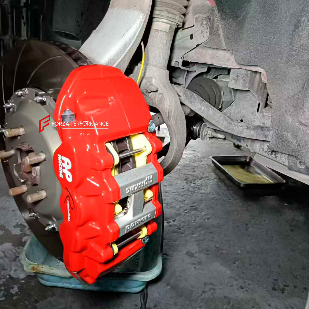 We manufacture premium quality carbon ceramic brakes discs rotors for LAND ROVER DISCOVERY 5 L462 2016 - 2021 in any size

Specification:

Authentic AP Racing CP8520 6 Pot Front Brake Calipers
Front disc: 410 mm, thickness 36 mm


Includes: brake disсs / rotors, brake pads, brackets for calipers, hoses.

BRAKE DISCS ROTORS CAN BE MADE FOR YOUR CAR IN ANY SIZE AND UPGRADED FROM IRON / STEEL DISCS TO CARBON CERAMIC

PLEASE INCLUDE YOUR CAR VIN, MODEL, YEAR AND WHEELS SIZE.

Note: Professional installation req