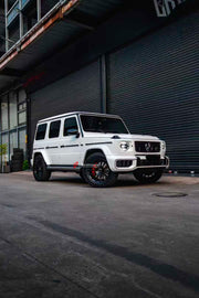 We manufacture premium quality carbon ceramic brakes discs rotors for MERCEDES BENZ G CLASS G500 G550 G350 G450D W465 2024+ in any size

Specification:

Authentic AP Racing CP8520 6 Pot Front Brake Calipers
Front disc: 390 mm, thickness 36 mm


Includes: brake disсs / rotors, brake pads, brackets for calipers, hoses.

BRAKE DISCS ROTORS CAN BE MADE FOR YOUR CAR IN ANY SIZE AND UPGRADED FROM IRON / STEEL DISCS TO CARBON CERAMIC

PLEASE INCLUDE YOUR CAR VIN, MODEL, YEAR AND WHEELS SIZE.

Note: Professional in