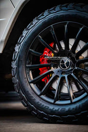 We manufacture premium quality carbon ceramic brakes discs rotors for MERCEDES BENZ G CLASS G500 G550 G350 G450D W465 2024+ in any size

Specification:

Authentic AP Racing CP8520 6 Pot Front Brake Calipers
Front disc: 390 mm, thickness 36 mm


Includes: brake disсs / rotors, brake pads, brackets for calipers, hoses.

BRAKE DISCS ROTORS CAN BE MADE FOR YOUR CAR IN ANY SIZE AND UPGRADED FROM IRON / STEEL DISCS TO CARBON CERAMIC

PLEASE INCLUDE YOUR CAR VIN, MODEL, YEAR AND WHEELS SIZE.

Note: Professional in