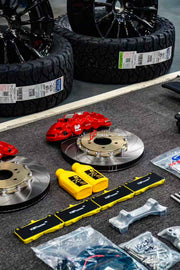 We manufacture premium quality carbon ceramic brakes discs rotors for MERCEDES BENZ G CLASS G500 G550 G350 G450D W465 2024+ in any size

Specification:

Authentic AP Racing CP8520 6 Pot Front Brake Calipers
Front disc: 390 mm, thickness 36 mm


Includes: brake disсs / rotors, brake pads, brackets for calipers, hoses.

BRAKE DISCS ROTORS CAN BE MADE FOR YOUR CAR IN ANY SIZE AND UPGRADED FROM IRON / STEEL DISCS TO CARBON CERAMIC

PLEASE INCLUDE YOUR CAR VIN, MODEL, YEAR AND WHEELS SIZE.

Note: Professional in