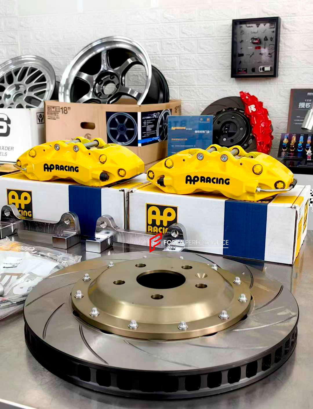 We manufacture premium quality carbon ceramic brakes discs rotors for VOLKSWAGEN GOLF GTI MK8 CD1 2020+ in any size

Specification:

Authentic AP Racing CP9040 6 Pot Front Brake Calipers
Front disc: 355 mm, thickness 32 mm


Includes: brake disсs / rotors, brake pads, brackets for calipers, hoses.

BRAKE DISCS ROTORS CAN BE MADE FOR YOUR CAR IN ANY SIZE AND UPGRADED FROM IRON / STEEL DISCS TO CARBON CERAMIC

PLEASE INCLUDE YOUR CAR VIN, MODEL, YEAR AND WHEELS SIZE.

Note: Professional installation required.