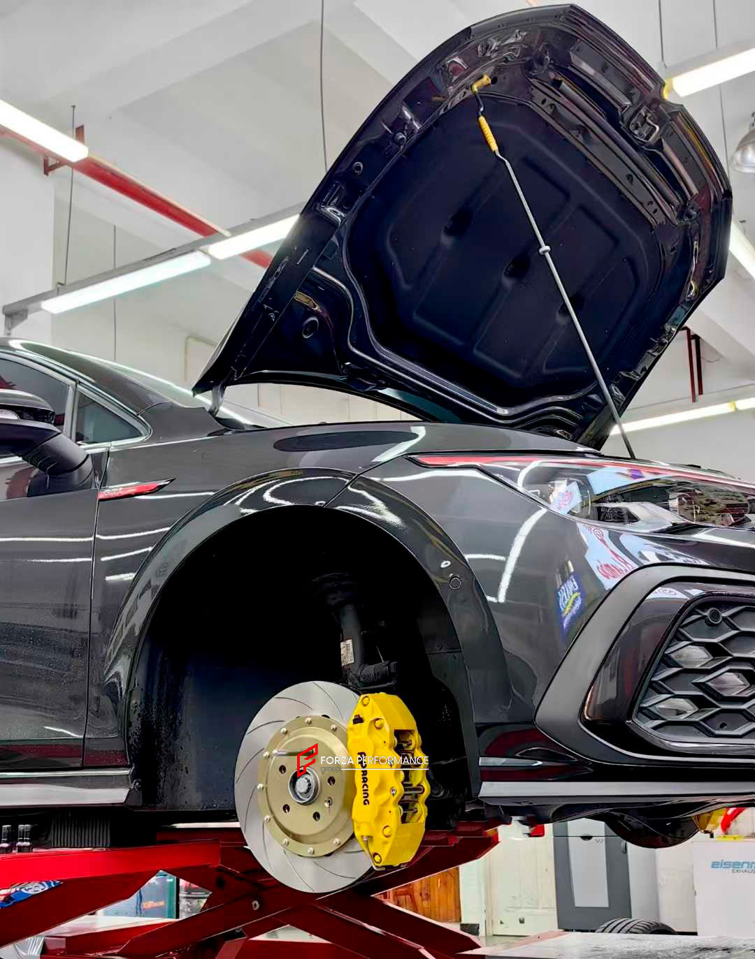 We manufacture premium quality carbon ceramic brakes discs rotors for VOLKSWAGEN GOLF GTI MK8 CD1 2020+ in any size

Specification:

Authentic AP Racing CP9040 6 Pot Front Brake Calipers
Front disc: 355 mm, thickness 32 mm


Includes: brake disсs / rotors, brake pads, brackets for calipers, hoses.

BRAKE DISCS ROTORS CAN BE MADE FOR YOUR CAR IN ANY SIZE AND UPGRADED FROM IRON / STEEL DISCS TO CARBON CERAMIC

PLEASE INCLUDE YOUR CAR VIN, MODEL, YEAR AND WHEELS SIZE.

Note: Professional installation required.