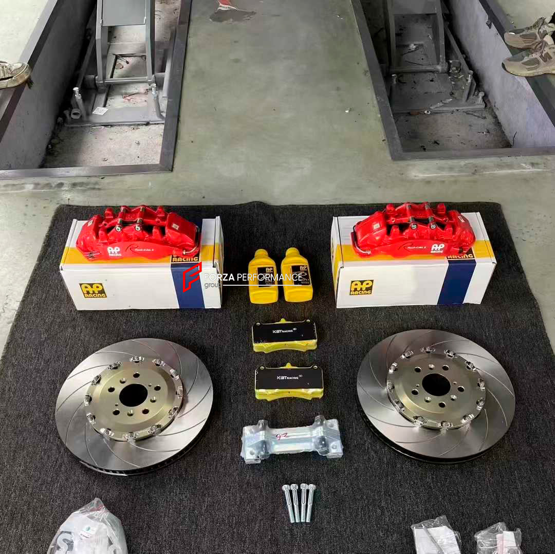 FRONT BIG BRAKE KIT BBK for AITO M8 2025+

Forza Performance Group offers various types of big brake kits, all types of aftermarket brake calipers, as well as genuine original brands of all types, such as AP Racing, Brembo, Akebono, AMG, M Performance, Audi, Porsche, Lamborghini, Toyota TRD, etc.

Current set includes:

2x Authentic AP Racing CP9560 6 Pot Front Brake Calipers

2x Front Brake Discs 390 mm

2x Brake Caliper Adapters
2x Brake Pads


PLEASE INCLUDE YOUR VIN, MODEL AND YEAR WHEN PURCHASING.