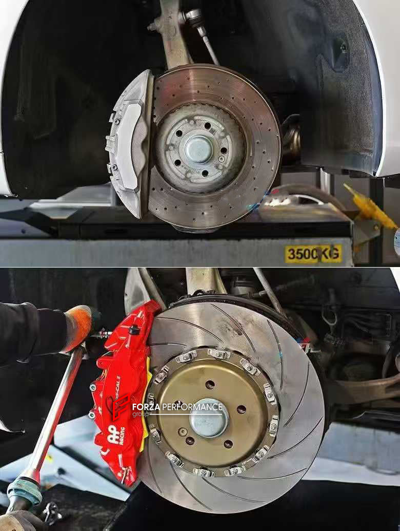 FRONT BIG BRAKE KIT BBK for MERCEDES-BENZ S-CLASS S480 MAYBACH W223 2020+

Forza Performance Group offers various types of big brake kits, all types of aftermarket brake calipers, as well as genuine original brands of all types, such as AP Racing, Brembo, Akebono, AMG, M Performance, Audi, Porsche, Lamborghini, Toyota TRD, etc.

Current set includes:

2x Authentic AP Racing CP9561 6 Pot Front Brake Calipers

2x Front Brake Discs 380 mm

2x Brake Caliper Adapters
2x Brake Pads


PLEASE INCLUDE YOUR VIN, MODE