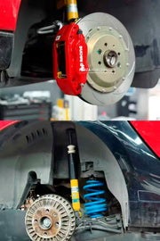 FRONT BIG BRAKE KIT BBK for SMART FORTWO COUPE W453 2014 - 2022

Forza Performance Group offers various types of big brake kits, all types of aftermarket brake calipers, as well as genuine original brands of all types, such as AP Racing, Brembo, Akebono, AMG, M Performance, Audi, Porsche, Lamborghini, Toyota TRD, etc.

Current set includes:

2x Authentic AP Racing CP7600 4 Pot Front Brake Calipers

2x Front Brake Discs 330 mm

2x Brake Caliper Adapters
2x Brake Pads


PLEASE INCLUDE YOUR VIN, MODEL AND YEAR