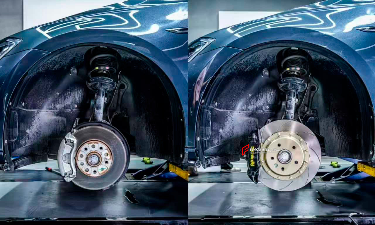 FRONT BIG BRAKE KIT BBK for VOLKSWAGEN GOLF MK7 5G 280TSI R LINE 2017 - 2020

Forza Performance Group offers various types of big brake kits, all types of aftermarket brake calipers, as well as genuine original brands of all types, such as AP Racing, Brembo, Akebono, AMG, M Performance, Audi, Porsche, Lamborghini, Toyota TRD, etc.

Current set includes:

2x Authentic AP Racing CP9200 4 Pot Front Brake Calipers

2x Front Brake Discs 390 mm

2x Brake Caliper Adapters
2x Brake Pads


PLEASE INCLUDE YOUR VIN, M
