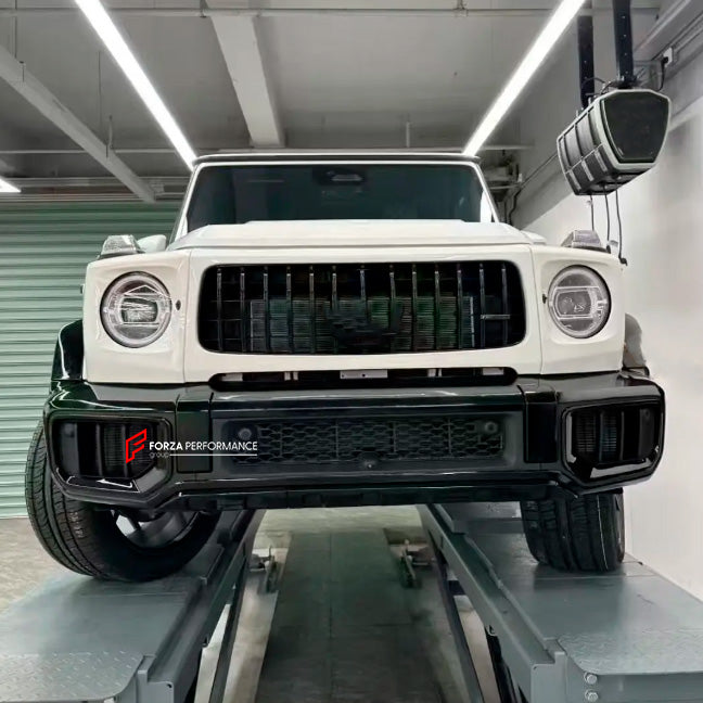 FRONT BUMPER AIR VENTS with MESH W465 for MERCEDES BENZ G CLASS W464 2018 - 2024



Set includes:

Front Bumper Air Vents
Front Bumper Mesh

Material: Plastic

NOTE: Professional installation is required