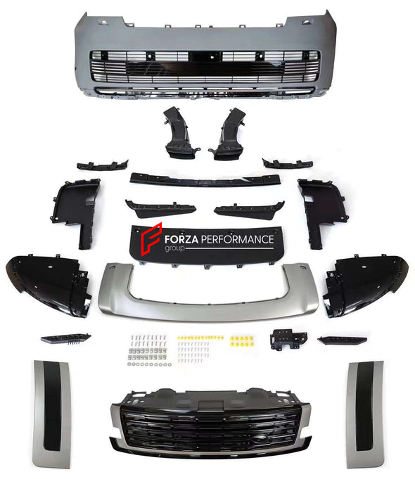 FACELIFT BODY KIT for LAND ROVER RANGE ROVER L460 2023+ FRONT BUMPER GRILLE AIR VENTS  Set includes:  Front Bumper Front Grille Side Air Vents