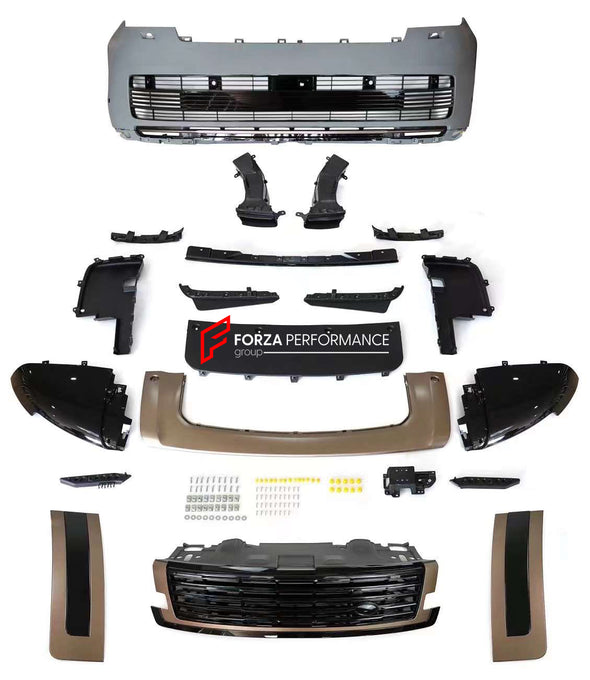 FACELIFT BODY KIT for LAND ROVER RANGE ROVER L460 2023+ FRONT BUMPER GRILLE AIR VENTS  Set includes:  Front Bumper Front Grille Side Air Vents