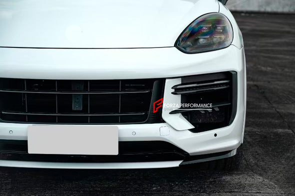 FRONT BUMPER and LED HEADLIGHTS for PORSCHE CAYENNE E2 92A 2010 - 2014 UPGRADE to E3 9YA 2023+

Set includes:
Front bumper
Headlights

Material: Plastic PP

NOTE: Professional installation is required

Payment ►
Visa

Mastercard

PayPal with a credit card (add 4.4% at checkout)
Payoneer
Cryptocurrency
Shipment ►
By express DHL/UPS/TNT/FedEx
To the local international airport
Special line by air
Special line by the sea
To Europe and the UK by train

Please let us know which shipping option you prefer.