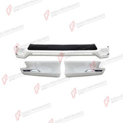 FRONT BUMPER AND REAR BUMPER for TOYOTA LAND CRUISER PRADO 150 2009 - 2016

Set includes:
Front Bumper
Rear Bumper

Material: Plastic

NOTE: Professional installation is required.
