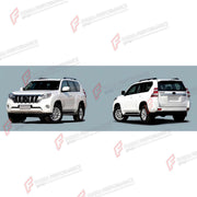 FRONT BUMPER AND REAR BUMPER for TOYOTA LAND CRUISER PRADO 150 2009 - 2016

Set includes:
Front Bumper
Rear Bumper

Material: Plastic

NOTE: Professional installation is required.