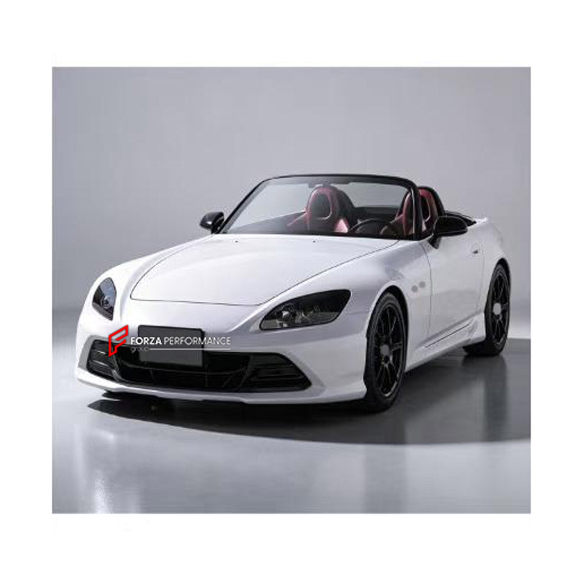 FRONT BUMPER ASSEMBLY for Honda S2000 1999 - 2009
Set includes:

Front Bumper Assembly
Material: Plastic

NOTE: Professional installation is required.