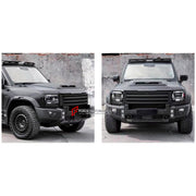 FRONT BUMPER ASSEMBLY for JETOUR T2 TRAVELLER 2024+

Set includes:
Front Bumper Assembly
Front Grille

Material: Plastic

NOTE: Professional installation is required.