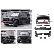 FRONT BUMPER ASSEMBLY for JETOUR T2 TRAVELLER 2024+

Set includes:
Front Bumper Assembly
Front Grille

Material: Plastic

NOTE: Professional installation is required.
