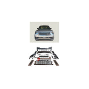 FRONT BUMPER ASSEMBLY for Land Rover Range Rover Vogue 2023+
Set includes:

Front Bumper Assembly
Material: Plastic

NOTE: Professional installation is required.