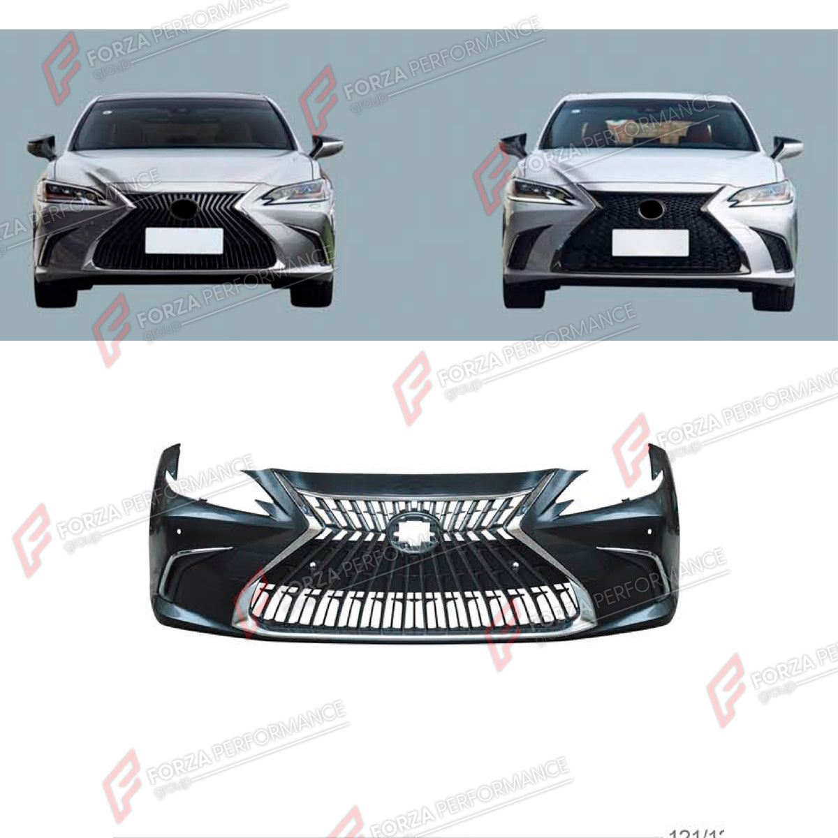 FRONT BUMPER ASSEMBLY for LEXUS ES200 FACELIFT 2021+

Set includes:
Front Bumper Assembly

Material: Plastic

NOTE: Professional installation is required.