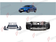FRONT BUMPER ASSEMBLY for LEXUS IS250 FACELIFT 2016 - 2022 FORZA PERFORMANCE custom fit F-Sport Style

Set includes:
Front Bumper Assembly
Front Grille

Material: Plastic

NOTE: Professional installation is required.