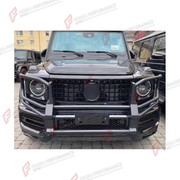 FRONT BUMPER BULL BAR for Mercedes-Benz G-Class W464 G63 2019 - 2024
Set includes:

Front Bumper Bull Bar
Material: Plastic, Stainless Steel, Aluminium

NOTE: Professional installation is required.