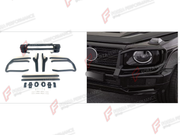 FRONT BUMPER BULL BAR for Mercedes-Benz G-Class W464 G500 G350 2019 - 2024
Set includes:

Front Bumper Bull Bar
Material: Plastic, Stainless Steel, Aluminium

NOTE: Professional installation is required.