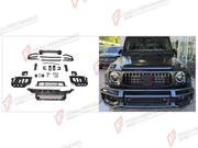 FRONT BUMPER BULL BAR for Mercedes-Benz G-Class W465 G63 2025+
Set includes:

Front Bumper Bull Bar
Material: Plastic, Stainless Steel, Aluminium

NOTE: Professional installation is required.