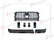 FRONT BUMPER COVER TRIMS WITH GRILLE AND LIP for MERCEDES-BENZ G-CLASS W464 2018 - 2024

Set includes:
Front Lip
Front Bumper Cover Trims
Front Grille

Material: Plastic

NOTE: Professional installation is required.