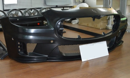 FIBERGLASS FRONT BUMPER for MASERATI QUATTROPORTE M139 2003 - 2007 FORZA PERFORMANCE Custom Fit WALD STYLE
