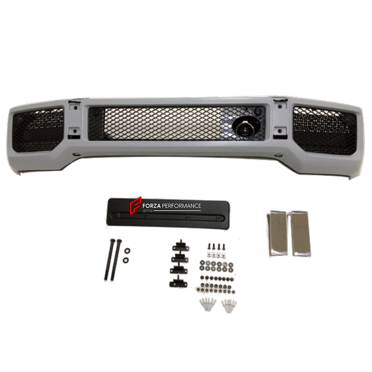 FRONT BUMPER for MERCEDES-BENZ G-CLASS W463 G63 2008 - 2018

Set includes:
Front Bumper

Material: Plastic

NOTE: Professional installation is required.