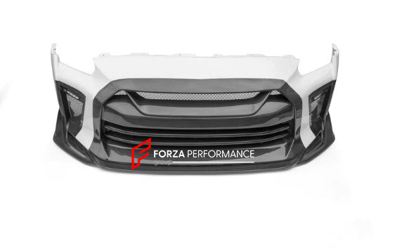 CARBON FIBER FRONT BUMPER FRONT LIP FOR NISSAN GT-R R35 2008+