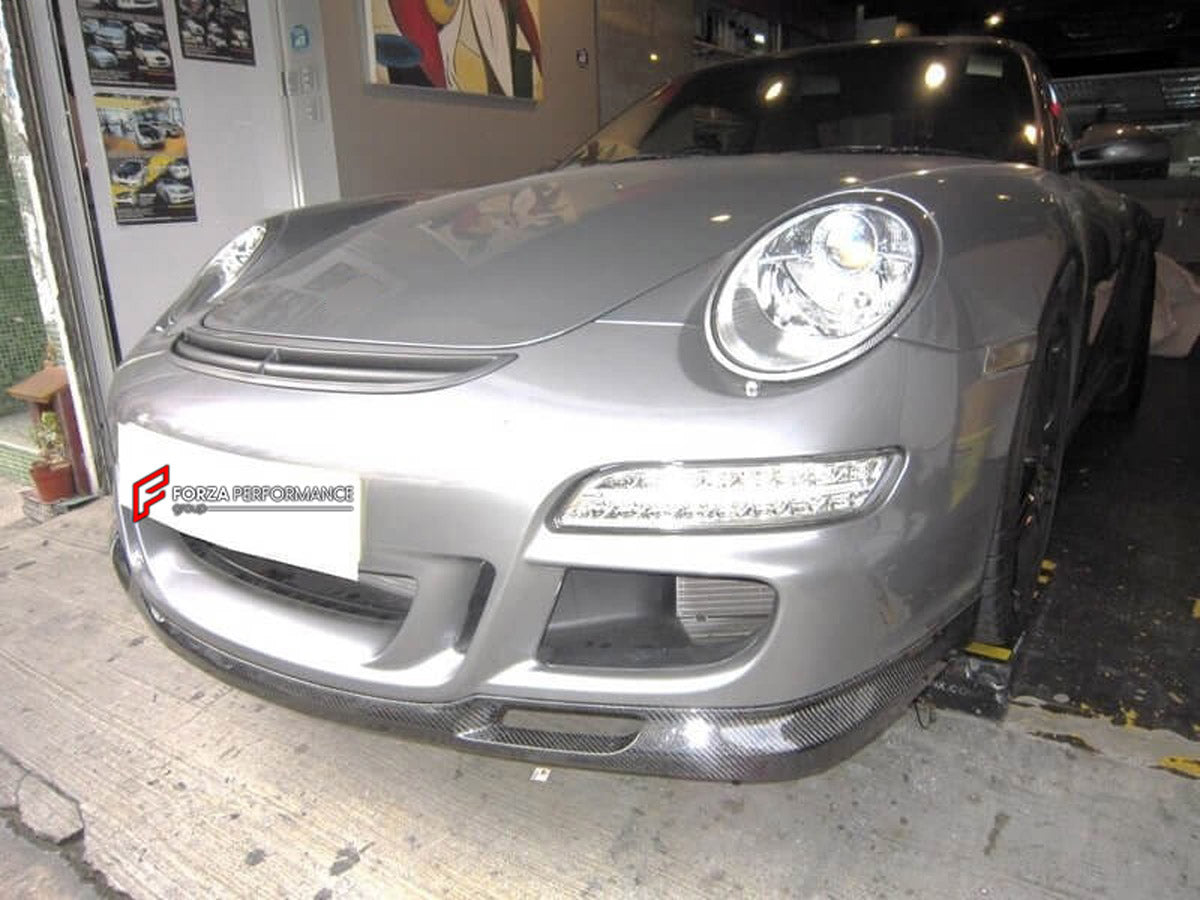 Front Bumper for Porsche 911 997 2004 - 2013
Set includes:

Front Bumper
Material: Plastic

NOTE: Professional installation is required.

