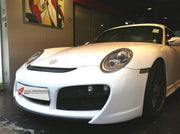 Front Bumper for Porsche 911 997 Carrera Turbo 2006 - 2012
Set includes:

Front Bumper
Material: Plastic

NOTE: Professional installation is required.