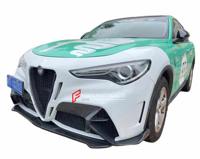 Gran Turismo Alleggerita Modificata GTAM STYLE FRONT BUMPER FRONT FENDERS for ALFA ROMEO STELVIO 949 2017-2023